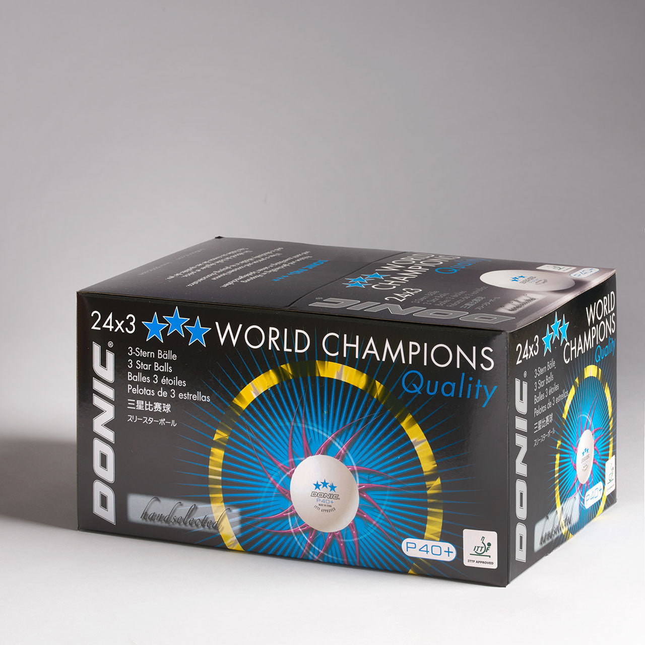 Donic World Champion ITTF Approved 3 Star P40+ Ball Newgy