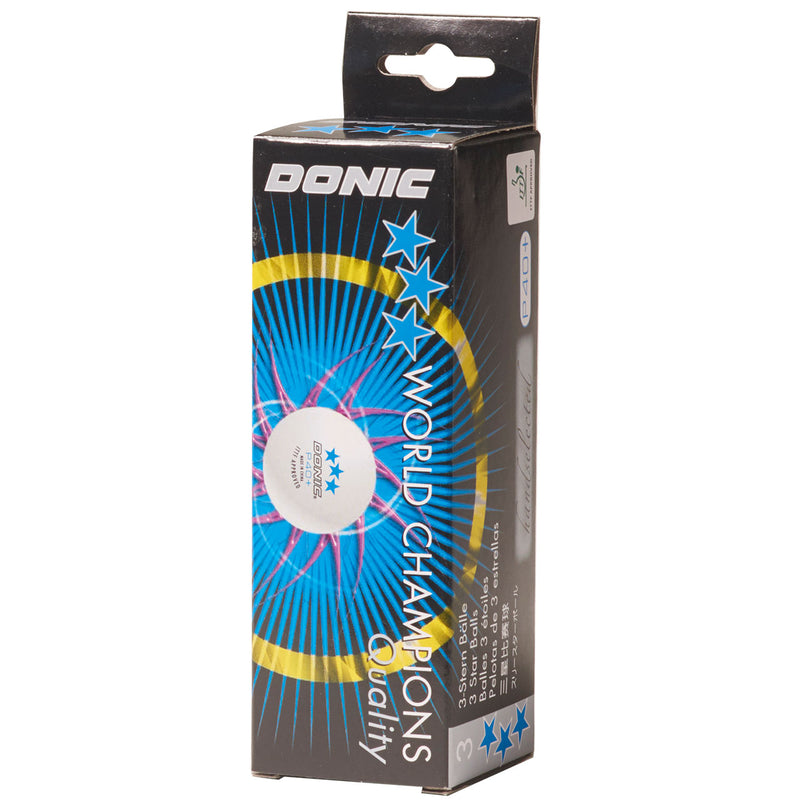 Donic World Champion ITTF Approved 3 Star P40+ Ball