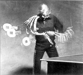 Forehand Left Side/Topspin Serve